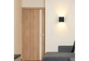 ZMH LED Außen-Wandleuchte Modern Up Down Schwarz Metall Bild 1