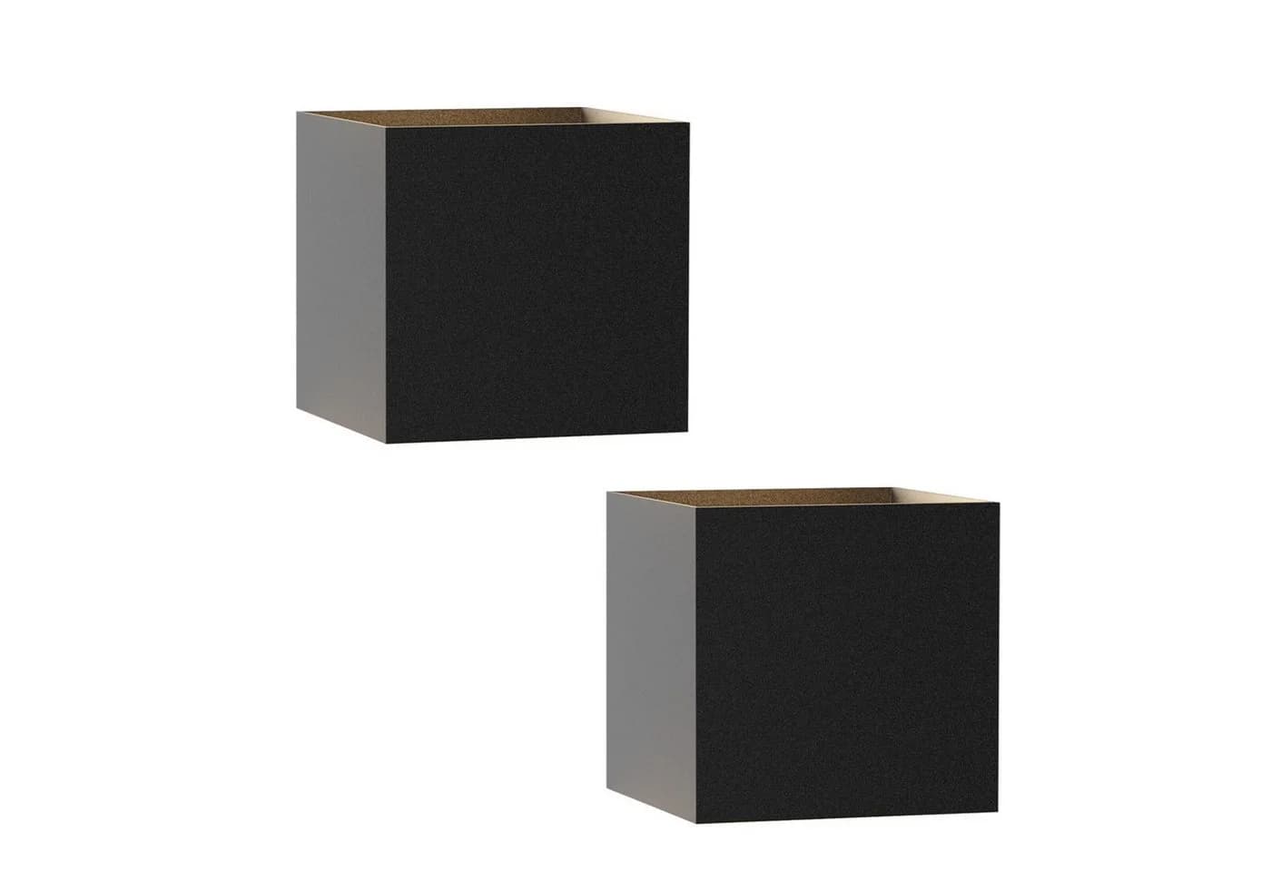 ZMH LED Außen-Wandleuchte Modern Up Down Schwarz Metall - Bild 2