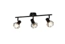 ZMH LED Deckenstrahler 3 Flammig Deckenspots - Weiß/Schwarz Retro Deckenlampe 350° Bild 2