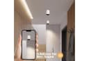 ZMH LED Aufbaustrahler Deckenleuchte Aufputz 7W Warmweiß Aluminium Bild 4