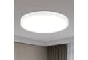 ZMH LED Deckenleuchte Flach Ø22cm Schwarz/Weiß 15W Bild 2