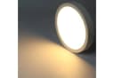 ZMH LED Deckenleuchte Flach Ø22cm Schwarz/Weiß 15W Bild 5