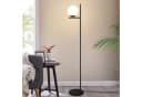 ZMH Stehlampe Industrial E27 Schwarz/Gold mit Fußschalter Bild 3