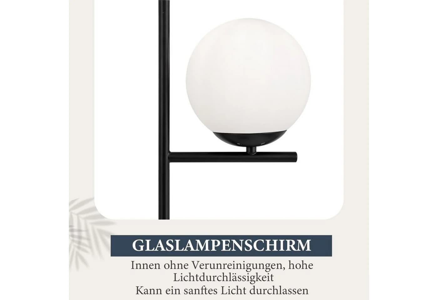 ZMH Stehlampe Industrial E27 Schwarz/Gold mit Fußschalter - Bild 5