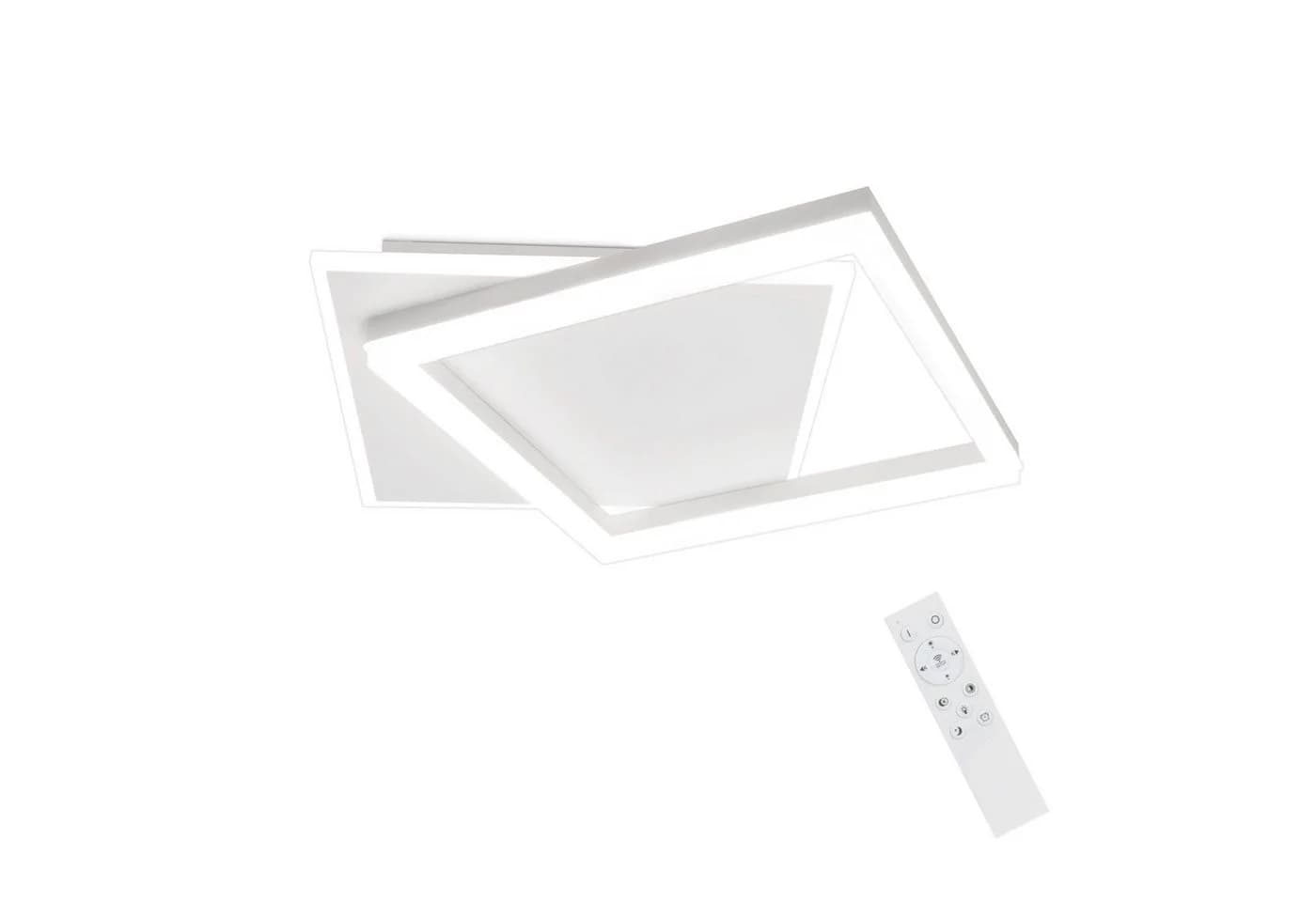 ZMH LED Deckenleuchte Dimmbar Schwarz mit Fernbedienung - Bild 2