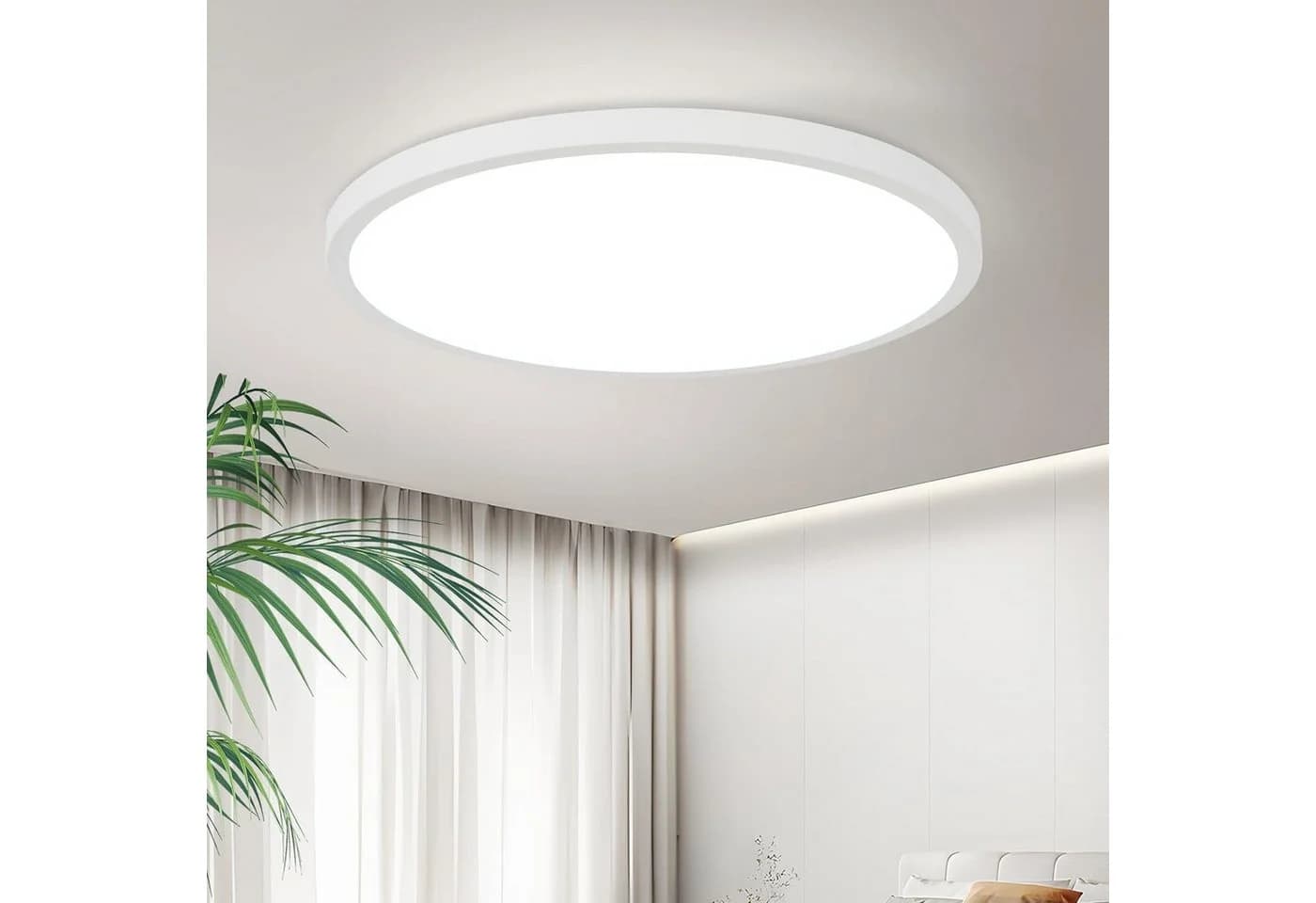 ZMH LED Deckenleuchte Modern 6000K Weiß - Bild 2