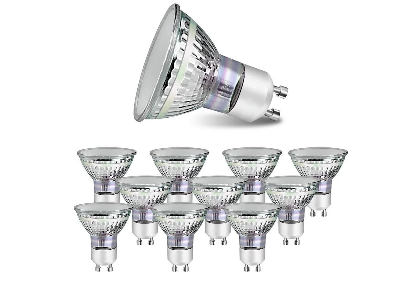 ZMH GU10 LED Leuchtmittel 3,5W Warmweiß 10er Pack Nicht Dimmbar - Bild 2