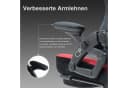 BRTHORY Gaming-Stuhl Verstellbare Kopfstütze Wippfunktion 135° Schwarz Rot Bild 4