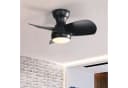 Sofucor Deckenventilator mit LED-Licht & Fernbedienung Schwarz Bild 2
