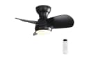 Sofucor Deckenventilator mit LED-Licht & Fernbedienung Schwarz Bild 3