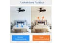 Sofucor Deckenventilator mit LED-Licht & Fernbedienung Schwarz Bild 5