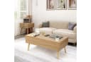 VOWNER Couchtisch Höhenverstellbarer Wohnzimmertisch Beige Bild 3