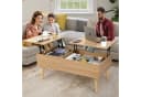 VOWNER Couchtisch Höhenverstellbarer Wohnzimmertisch Beige Bild 4