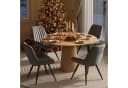HawthyHome Esszimmerstuhl 2er Set Grau Metallbeine Bild 5