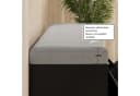 VOWNER Schuhschrank 2 Klappen Sitzbank Schwarz 106x32x52 cm Bild 5