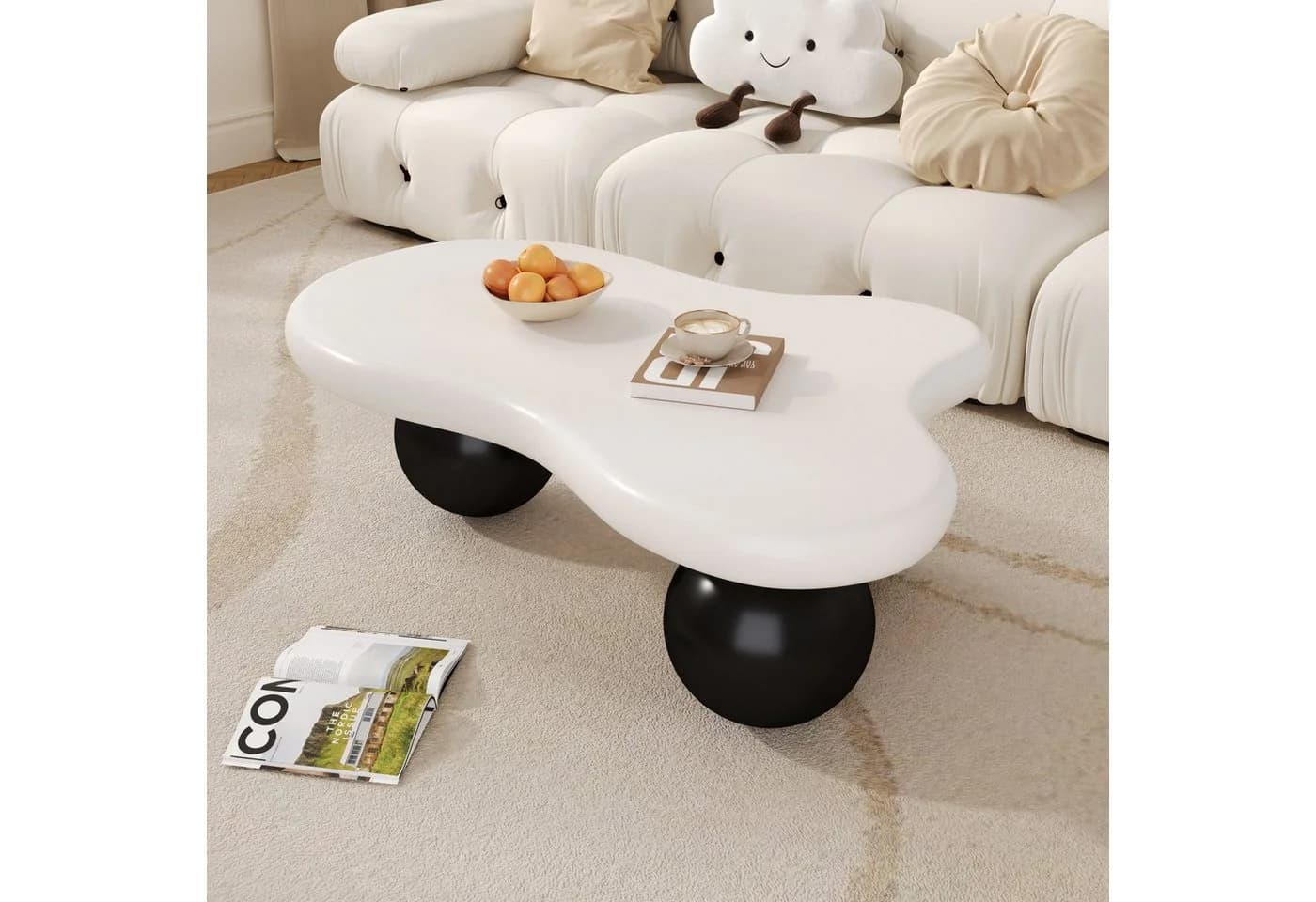 Ulife Couchtisch Wolkenform LED-Beleuchtung 16 Farben - Bild 5