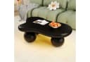 Ulife Couchtisch Wohnzimmertisch Wolkenform LED-Beleuchtung 16 Farben Schwarz Bild 4