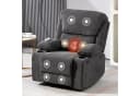 BRTHORY Massagesessel Relaxsessel mit Massagefunktion, Fernsehsessel, 360°drehbar Bild 2