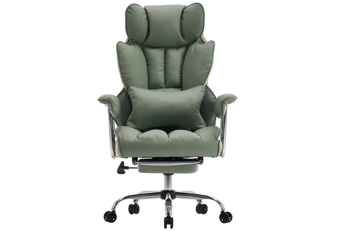 EFOMAO Chefsessel Ergonomischer Executive Grün PU-Kunstleder Bürodrehstuhl - Bild 2