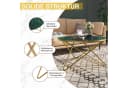 HOLTICO Couchtisch Rund 80 cm Pflanzentisch Outdoor Marmormuster Bild 5