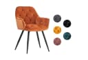 JYMTOM Esszimmerstuhl Orange Samt Bild 3