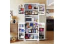 HOLTICO Hochschrank Küchenschrank mit Arbeitsplatte, Buffetschrank, Esszimmerschrank 183cm Bild 2