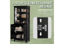 HOLTICO Hochschrank 183 cm Klassischer Glasküchenschrank mit 4 Glastüren Bild 5