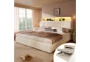 Ulife Stauraumbett Beige mit LED & USB Ladestation Bild 4