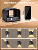 GeyouLux Wandleuchte 5000mAh Aufladbar LED-Lampe mit Bewegungsmelder Bild 1