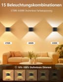 GeyouLux Wandleuchte 5000mAh Aufladbar LED-Lampe mit Bewegungsmelder Bild 4