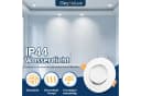 GeyouLux LED Einbaustrahler 10er Set Dimmbar Schwenkbar Bild 4