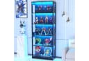 VOWNER Glasvitrine mit 3-Farben-LED - Bewegungssensor 5 Regale Bild 2