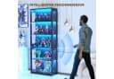 VOWNER Glasvitrine mit 3-Farben-LED - Bewegungssensor 5 Regale Bild 5