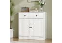 VOWNER Sideboard mit Schubladen & 2 Türen, Küchenschrank mit Arbeitsplatte Bild 2