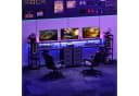 YOUDENOVA Gamingtisch mit LED-Beleuchtung & Steckdose, Carbonfaser Bild 4