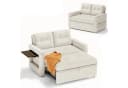 YOUDENOVA 3-in-1 Schlafsofa mit Klapptisch Beige Bild 2