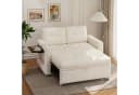 YOUDENOVA 3-in-1 Schlafsofa mit Klapptisch Beige Bild 3