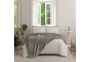 Good Nite Sherpa-Fleece-Wohndecke Grau Bild 1