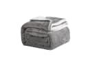 Good Nite Sherpa-Fleece-Wohndecke Grau Bild 2