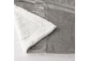 Good Nite Sherpa-Fleece-Wohndecke Grau Bild 4