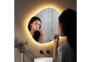 WDWRITTI LED Badspiegel mit Beleuchtung, HD-Glas, Dimmbar, IP44 Bild 1