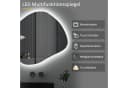 WDWRITTI LED Badspiegel mit Beleuchtung, HD-Glas, Dimmbar, IP44 Bild 3