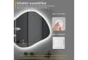 WDWRITTI LED Badspiegel mit Beleuchtung, HD-Glas, Dimmbar, IP44 Bild 5