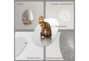 WDWRITTI Asymmetrischer Wandspiegel Kieselstein HD Glas Bild 3