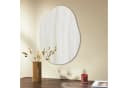 WDWRITTI Asymmetrischer Wandspiegel Kieselstein HD Glas Bild 5