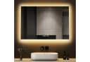 WDWRITTI Badspiegel mit LED Beleuchtung 80x60cm Bild 2
