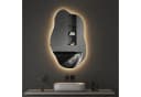 WDWRITTI Badspiegel mit LED-Beleuchtung, dimmbar, 3 Lichtfarben, IP44 Bild 2