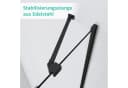Hopibath Badewannenfaltwand Schwarz 6mm ESG Glas 180° Faltwand Bild 5
