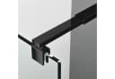 Hopibath Duschwand-Stabilisationsstange Chrom Schwarz 360° Drehbar Bild 5