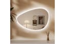 WDWRITTI LED Badspiegel 65x90cm Rahmenlos 3 Lichtfarben Dimmbar Bild 2